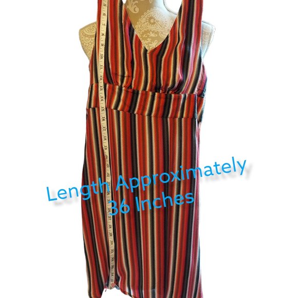 Casual Sleeveless V Neckline Dress Women's Size P/S - Picture 3 of 5